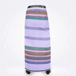 White Brownish Grey Steel Grey Ring Cotton Lungi